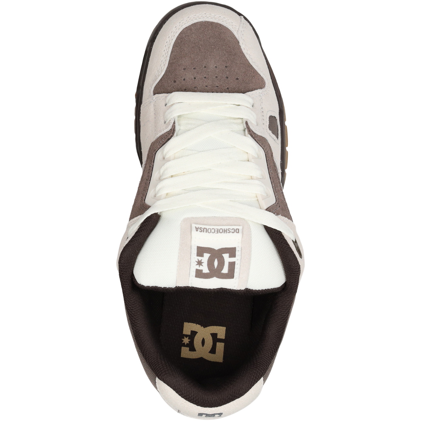 2026 DC Shoes Mens Stag Trainers 320188 - Espresso / Oat